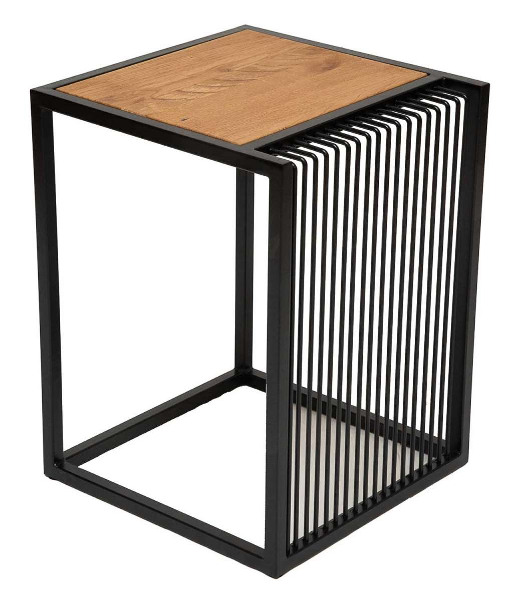 Beistelltisch aus Eichenholz, 40 x 40 cm | Mobile Wohnspass