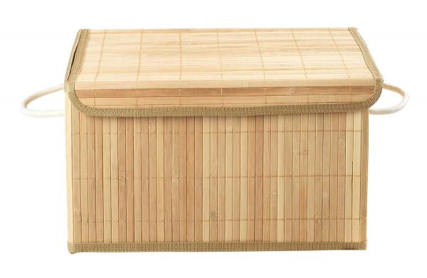 Aufbewahrungskorb aus Bambus in natur | Mobile Wohnspass